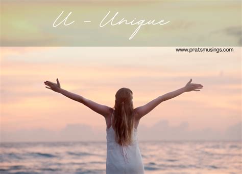 Celebrate being unique - Pratsmusings