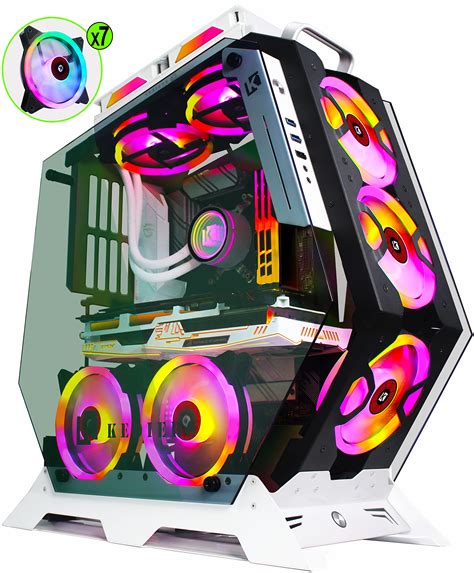 Buy KEDIERS PC Case - ATX Tower Tempered Glass Gaming Computer Open ...