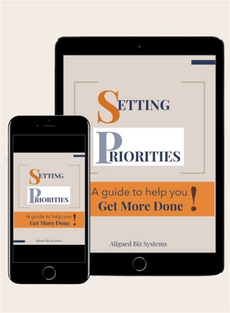 [FREE GUIDE] Setting Priorities