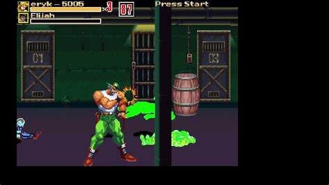 Final Rage Chaos openbor stage1 with eryk/dandy-j - YouTube