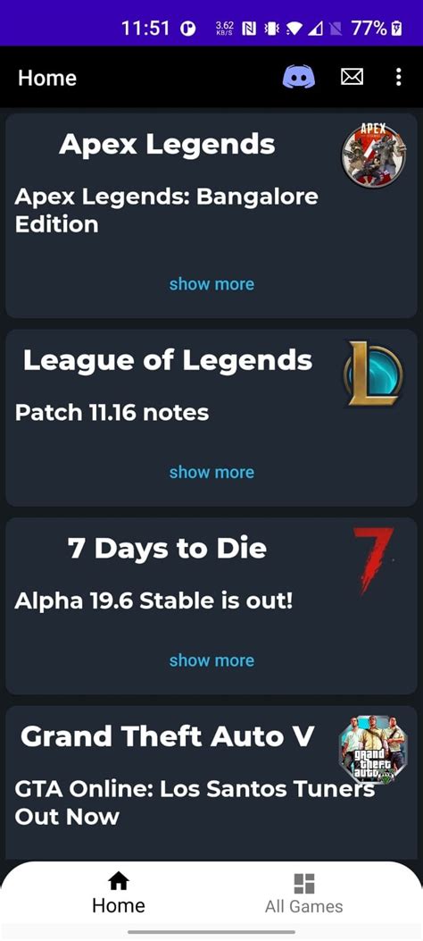 I built an android app that sends you notifications when games update ...