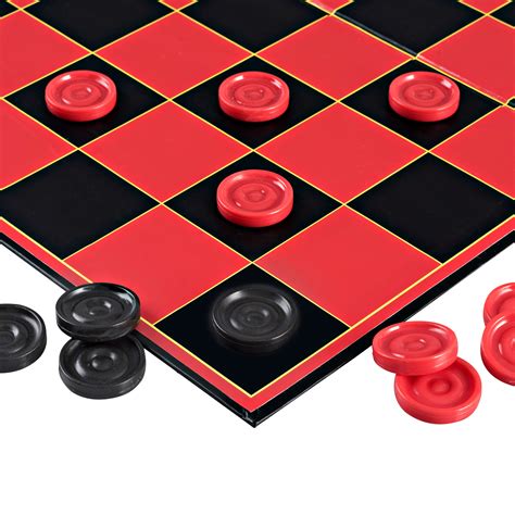 Point Games Classic Checkers Board Game, with Super Durable Board, Best ...