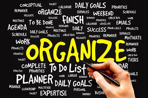 BEING ORGANIZED - Sara Metzger