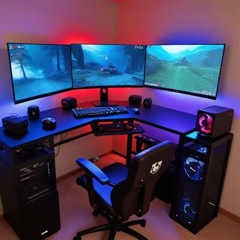 pc gaming setup