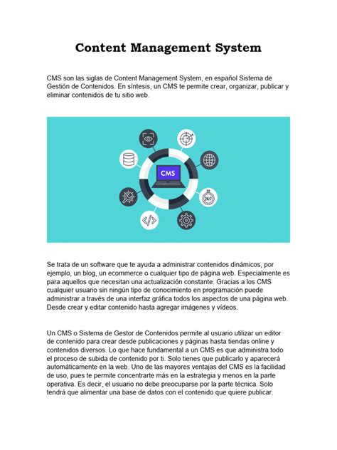 Content Management System | PDF