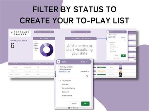 Gaming Tracker Google Sheets | Simple Video Game Tracker Spreadsheet ...