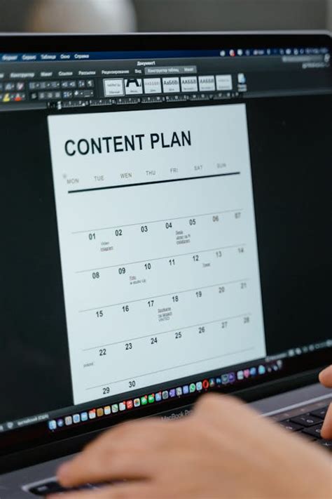 A Person Planning a Schedule · Free Stock Photo