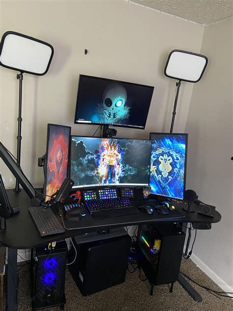 My Gaming/Streaming/Productivity Setup… This is a 3 PC set. Gaming ...