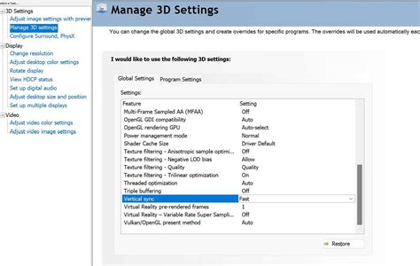 turn-on-vsync-in-nvidia-control-panel - Click Press Play