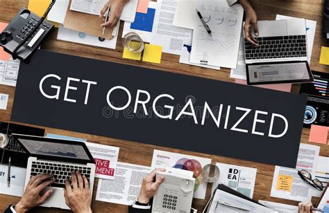 Get Organized Management Planning Concept Stock Image - Image of ...