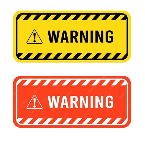 Premium Vector | Warning signs Warning plate old danger sign WARNING ICON