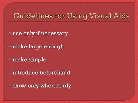 PPT - Visual Aids PowerPoint Presentation, free download - ID:2407797