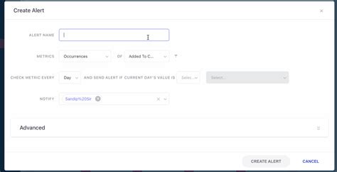 Custom Alerts