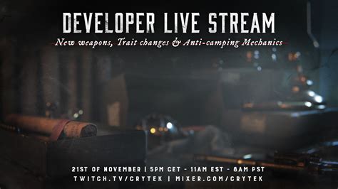 Hunt: Showdown - We are now live with a Developer Live...