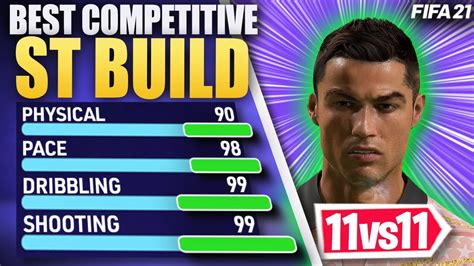 THE BEST COMPETITIVE STRIKER BUILD ON FIFA 21 PRO CLUBS.....11 vs 11 ...