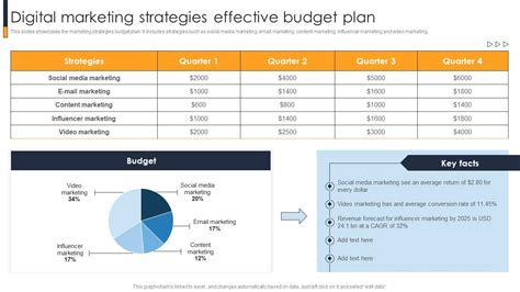 Digital Strategies Effective Budget Plan Implementing A Range ...