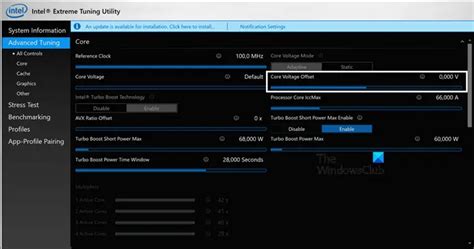 How to Undervolt and Overclock CPU using Intel XTU