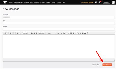 Contacting an Author: CurseForge support
