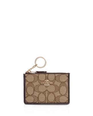 COACH Mini Skinny ID Case in Signature Jacquard Boxed Set | Bloomingdale's