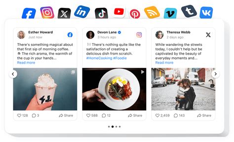 Embedding Social Media feed on any site - S David Prince Space