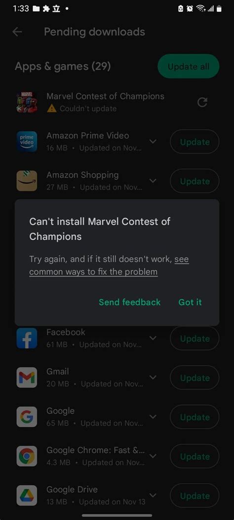 HELP! I can't update my game. I've been trying since new content came ...
