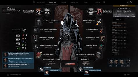 Apocalypse DPS Build (S Tier) * Some Spoilers* : r/remnantgame