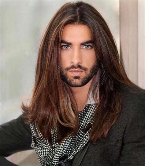 Handsome Guys With Long Hair at William Lombard blog