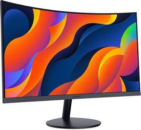 KOORUI 24-Inch Curved Computer Monitor- Full HD 1080P 100Hz Gaming ...