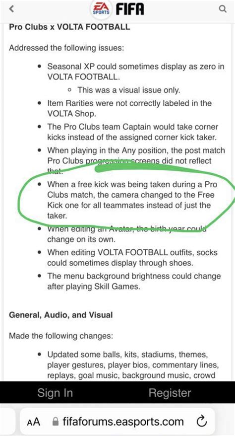 Good news from upcoming patch notes : r/fifaclubs