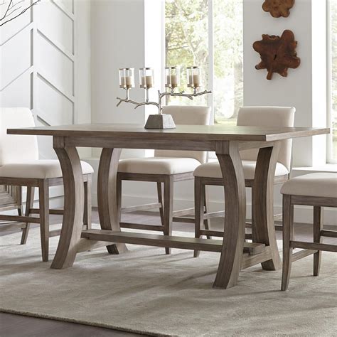 Riverside Furniture Sophie 76-Inch Counter Height Table in Natural ...