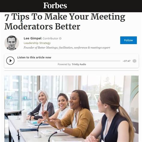 7 tips to make your meeting moderators better