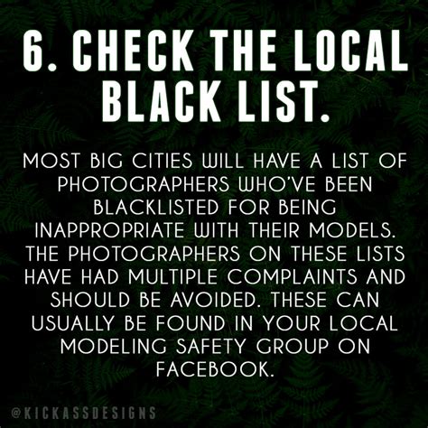 10 Safety tips every model should know - LANCE REIS