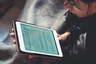 tablet, heating, man, pointing, manual, technology, person, male ...