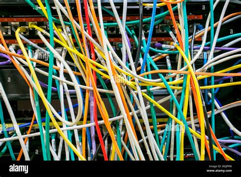 Tangled cables hi-res stock photography and images - Alamy