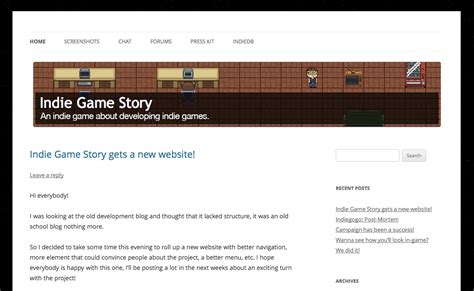 Indie Game Story gets a new website! news - ModDB
