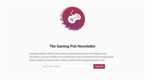 The Best Gaming Newsletters - InboxReads