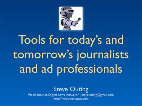 Digital Tools for Journalism and Advertising - 2014 | PPT