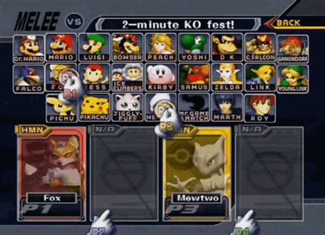 Super Smash Bros Melee Video Game GIF – Super Smash Bros Melee Super ...