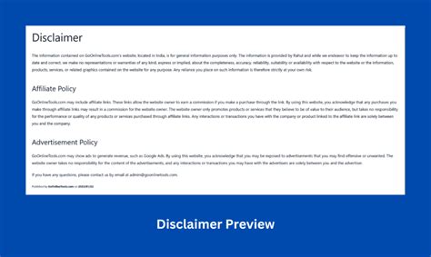 How to create Disclaimer for Website or App - DEV Community