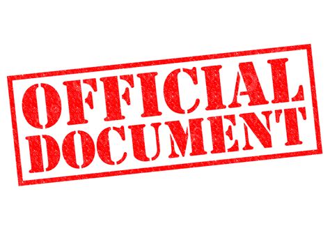 Official Rubber Stamp