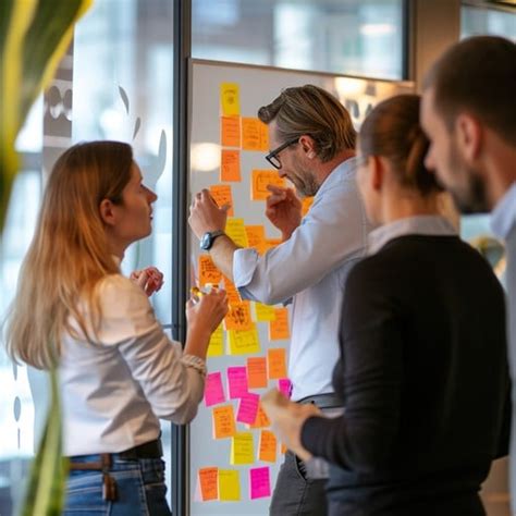 Free Team Strategy Session Image - Teamwork, Brainstorming, Office ...