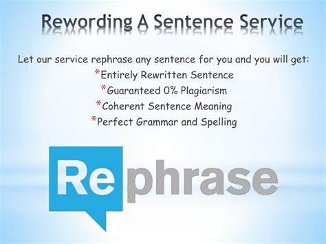 PPT - Rewording PowerPoint Presentation, free download - ID:1498436