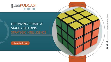 Optimizing Strategy Stage 2: Building Strategic Intelligence | The ...