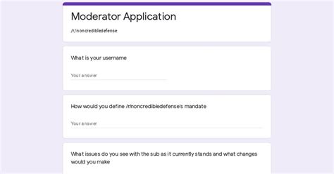 Moderator Applications - If you want to improve the sub, or advocate ...