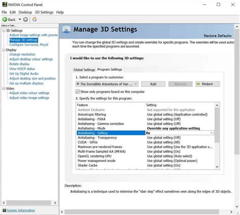 Know About the Best Nvidia Control Panel Settings | Stopie