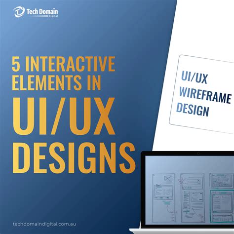 5 Interactive elements in UI/UX Design | PDF
