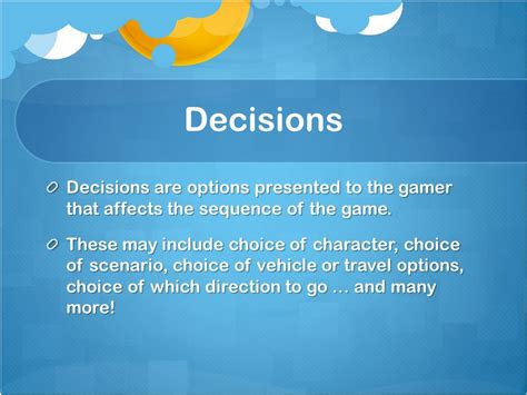 Game Creation Terminology. Procedure A set of instructions that ...