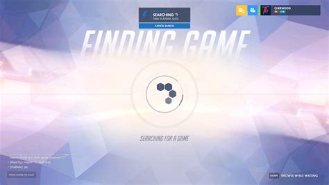 Searching for a game - Overwatch | Interface In Game