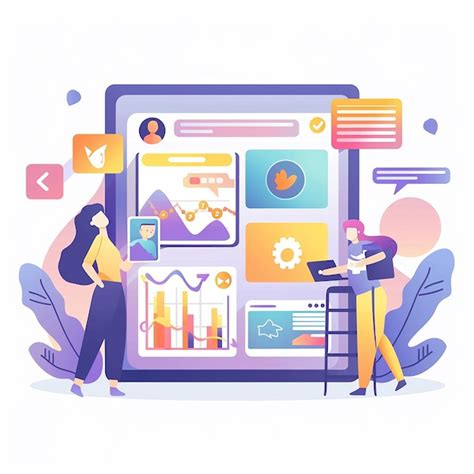 Premium Photo | Collaborative work Illustrated Concept for Projects