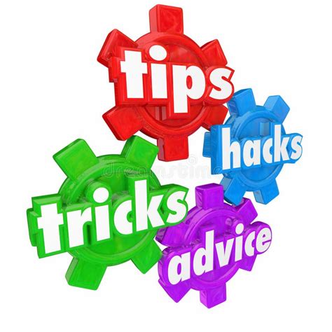 Tips Tricks Helps And Advice Gears Words Help Assistance How To Stock ...